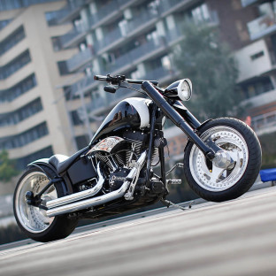 Fotoshooting Harley-Davidson Chopper