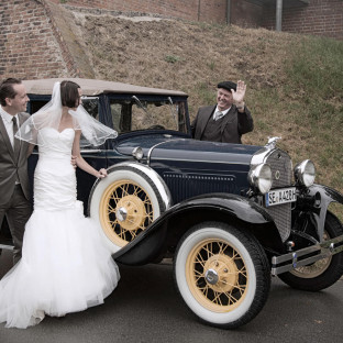 Ford Typ A Oldtimer - Hochzeitfoto