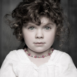 Kinderfoto Mädchen / Aufnahmeort: Fotostudio
